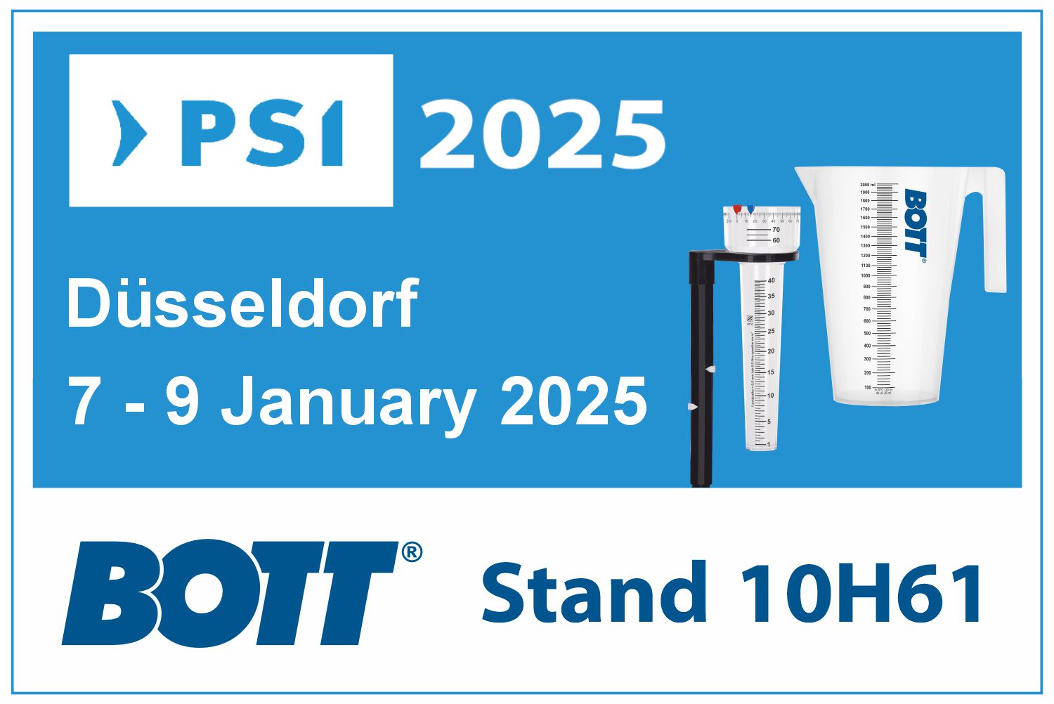 La foire PSI de Dusseldorf – STAND 10H6